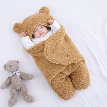 Charger l'image dans la galerie, Baby Sleeping Bag Envelope for Newborn Baby Winter Swaddle Blanket