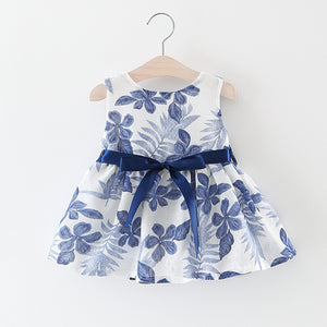Children's wear, 2021 summer new baby dress, baby girl, Chinese Wind Vest, skirt tide